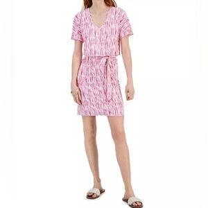 INC international concepts V neck mini dress.